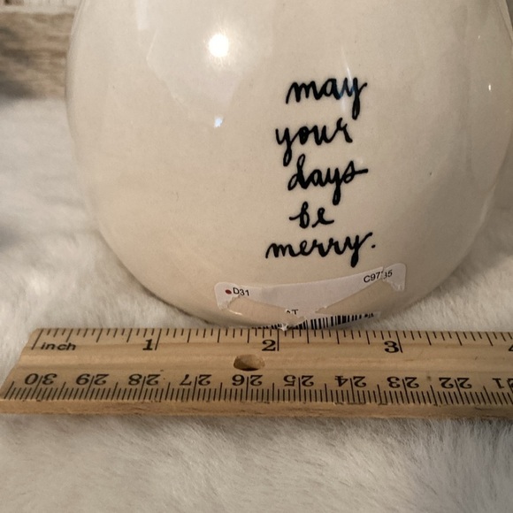 Rae Dunn 2018 Christmas Merry & Give Cream and Sugar Set - Picture 8 of 8